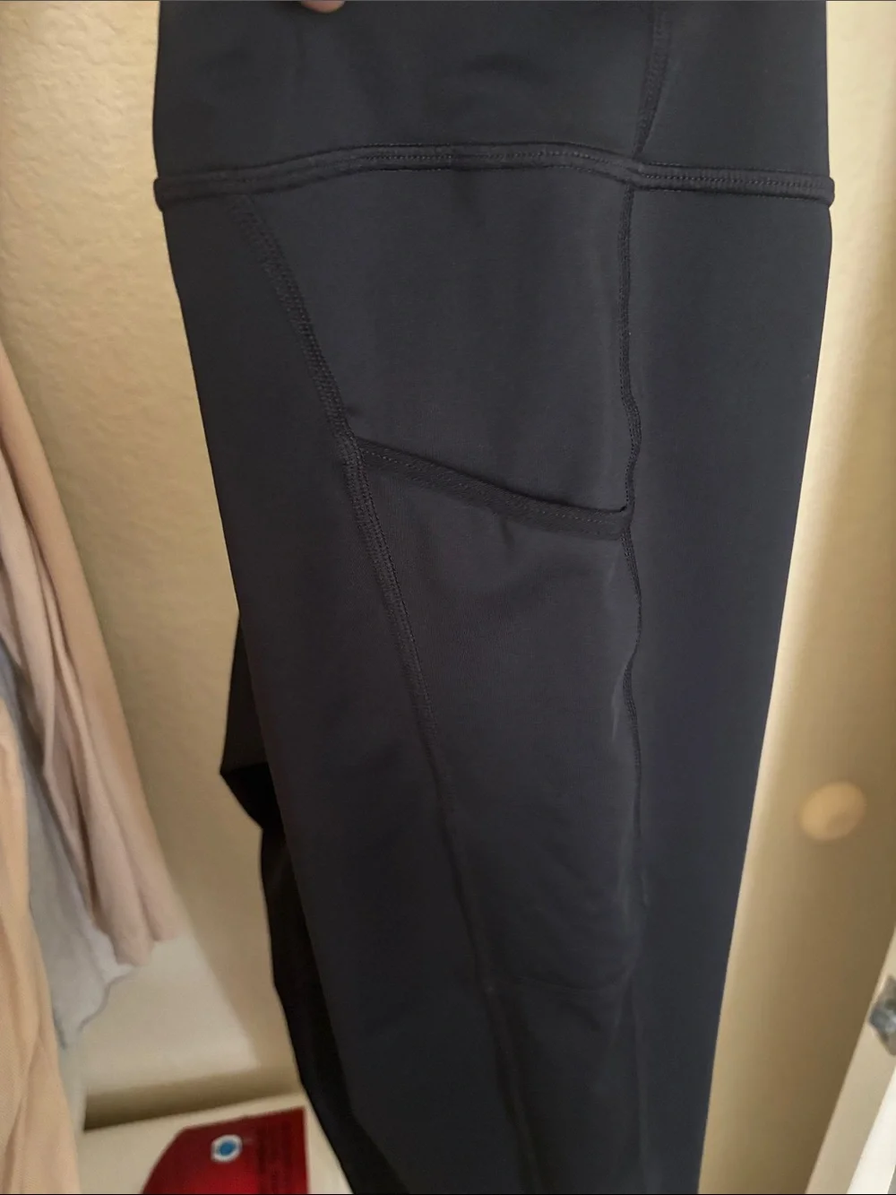 Nike Black Leggings with White Swoosh